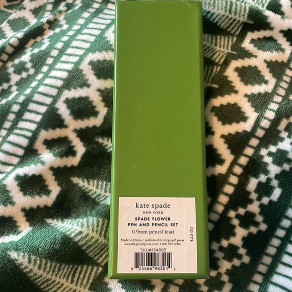 1 LEFT🎉NWT Kate Spade Spade Flower Pen and Pencil Set - Picture 4 of 4